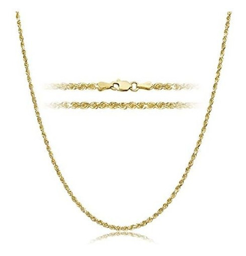 Cadena De Oro 14k Con Diamantes Corte En Espiral