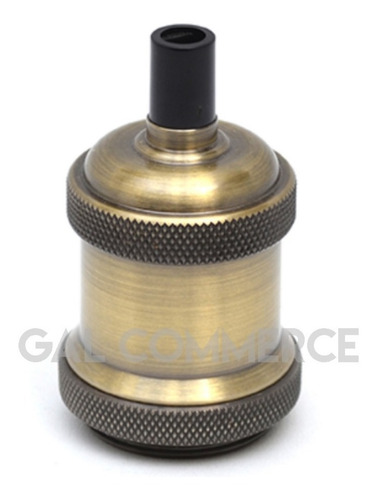 Imagen 4 de 6 de 6 Portalamparas Metalico + 6 Lamparas Filamento + 10m