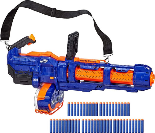 Nerf Elite Titan Cs-50 Toy Blaster  Pistola Motorizada