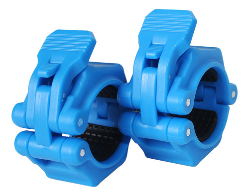 Par De Collarines Seguros Para Barra - Runfit Color Azul