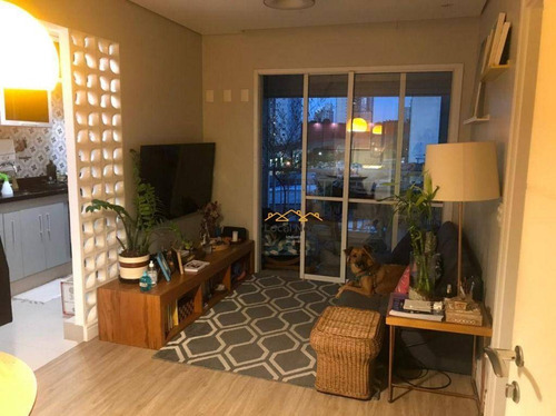 Imagem 2 de 7 de Apartamento Com 1 Dormitório Para Alugar, 49 M² Por R$ 2.400,00/mês - Campo Belo - São Paulo/sp - Ap0962