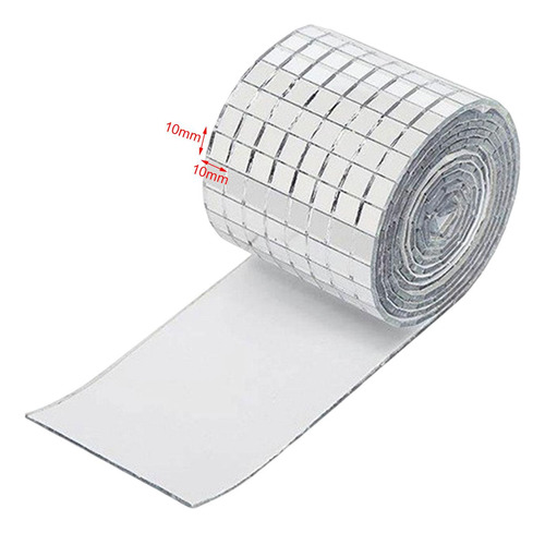 Miniazulejos De Espejo Cuadrados Acrílicos De 10 Mm X 10 Mm