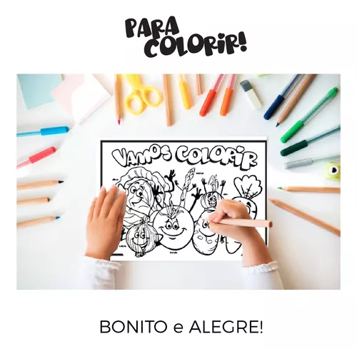 Jogo americano para colorir