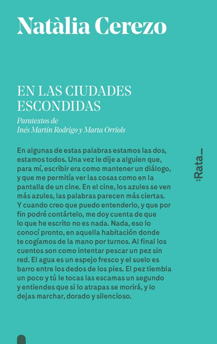 En Las Ciudades Escondidas, De Cerezo, Natàlia. Editorial Rata, Tapa Blanda En Español