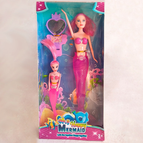 Muñecas Tipo Barbie - Sirenas - Varios Colores + Accesorios