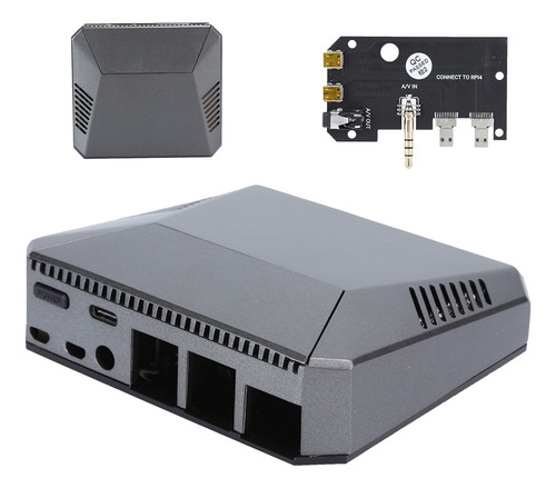 Accesorios De Ordenador Para Raspberry Pi 4b Case Mini Alumi