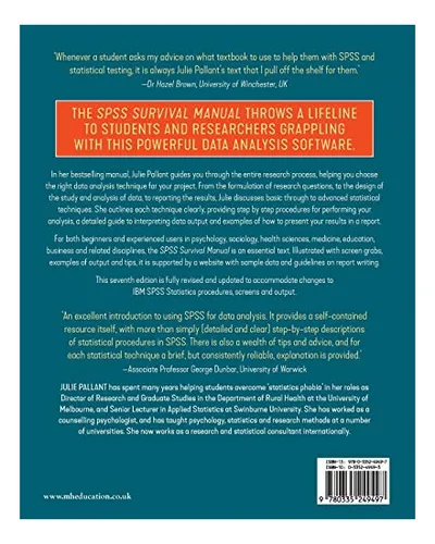 Book : Spss Survival Manual A Step By Step Guide To Data...