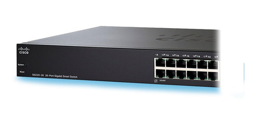 Smart Switch Cisco Sg220-26p-k9-br 26 Portas Com Poe