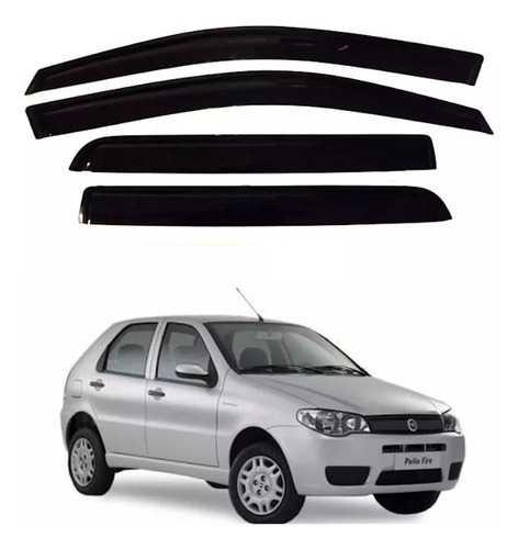 Deflector Fiat Siena / Palio Ventanilla Adhesivo Oriyinall X4 