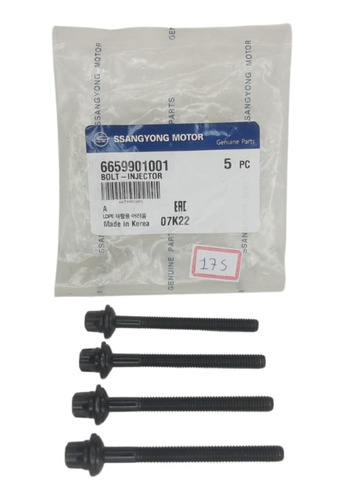 4 Un Parafuso Bico Injetor Rexton 2.7