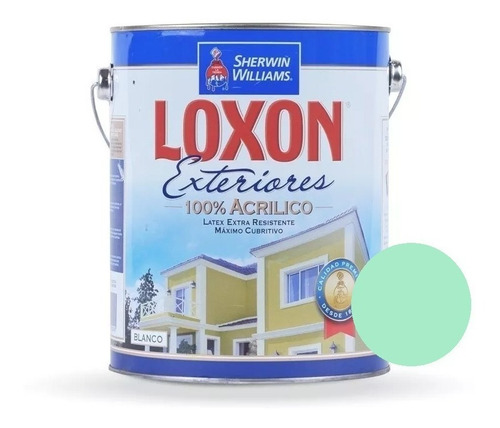 Loxon Exterior Verde Claro Sherwin William 10l Solo Envio G2