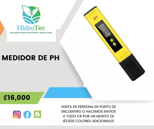 Medidor de pH, medidor de pH digital con pantalla LCD PH818