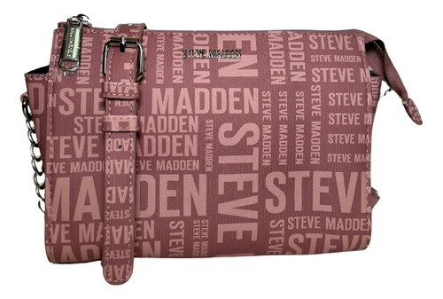 Bolso Steve Madden Crossbody, Rosa, Multilogo, Blexi