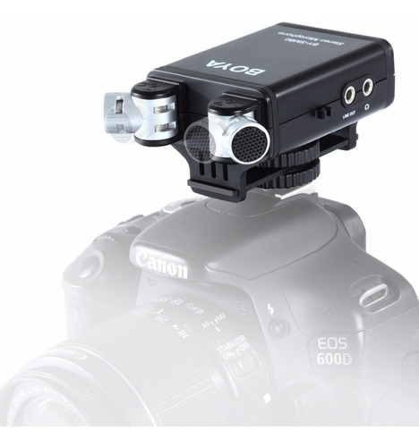 Micrófono Stereo Para Camara Y Videocamara By-sm80 Boya