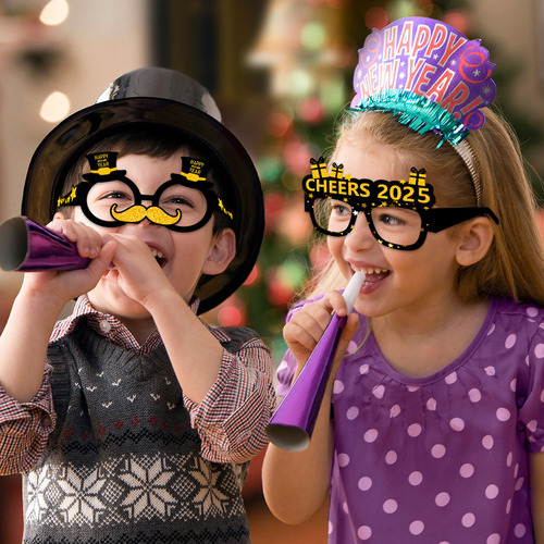 Bx Divertida Decoración De Gafas Para Fiesta De Año Nuevo