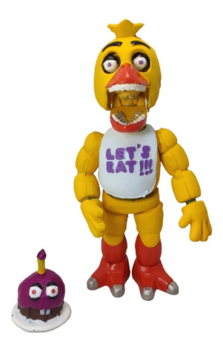 Imagen 3 de 3 de Combo 2 Figuras Five Nights Freddys Fnaf Foxy + Chica Pizza