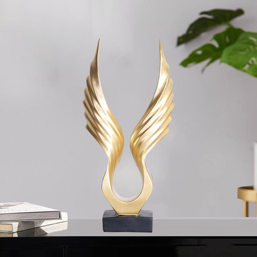 Estatuilla De Escritorio De Los 20x43cm Oro Los 20x43cm