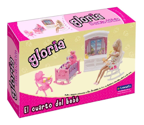 Muebles Para Muñecas - Gloria - Cuarto De Bebe