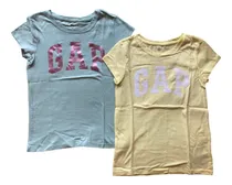 Comprar 2 Remeras Gap Niñas Logo Metalizado\u002F Glitter  Talle 8