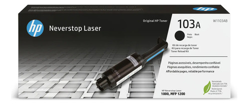 Kit De Recarga Toner Original Hp 103a W1103a Laser 1000 1200