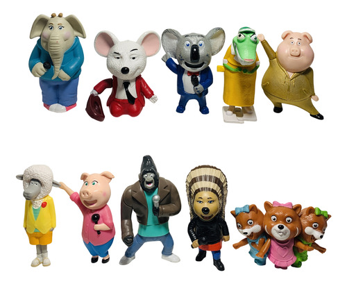 Sing Mcdonalds 2017 Colección Completa - 10 Muñecos (Usado)