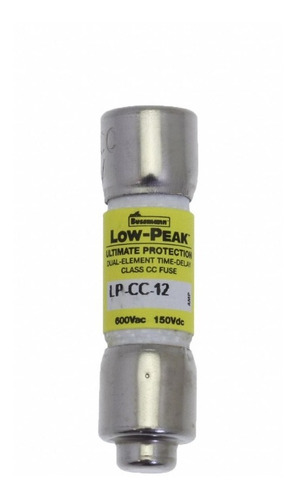 Bussman Fusible De Potencia Low Peak Retar 12 Amps Lp-cc-12