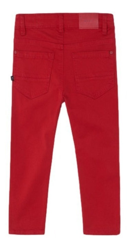 Pantalón Slim Fit Para Niño Marca Mayoral Color Rojo 51733