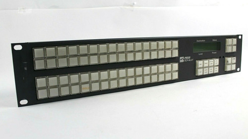 Pesa Rcp-mldt 2ru Matrix Switcher Control Panel W/ 72 Re Vvc