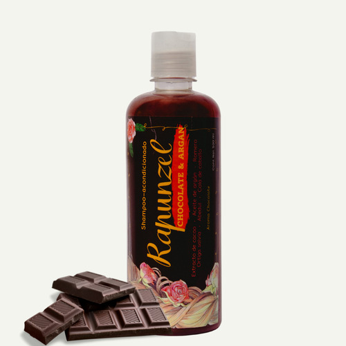 Shampoo Rapunzel Chocolate Nutre Repara Humecta Vitamina E
