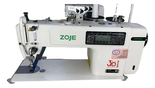 Máquina Reta Eletrônica Direct Drive A7100 Zoje Com Mesa