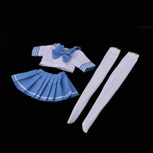 Hermosa Uniforme De Escuela Miniatura Para Muñeca Femenina