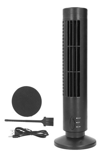 Ventilador De Torre Usb Sin Aspas De 2 Velocidades, Silencio