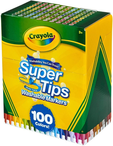 Crayola Super Tips 100 Marcadores