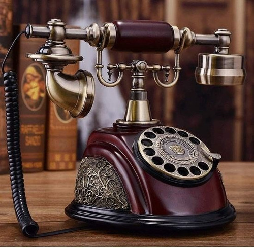 Telefono Vintage Estilo Europeo Antiguo