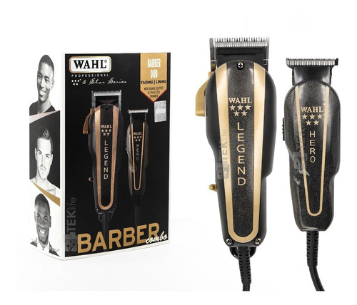 Combo Barber Wahl® 5 Star Terminadora Hero+cortadora Legend