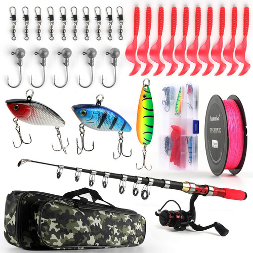 Fishing Pole Set,fishing Rod And Reel Combo Ultralight