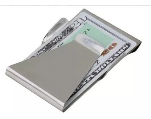 Clip Para Billetes Acero Inoxidable Tarjetas Identificacion