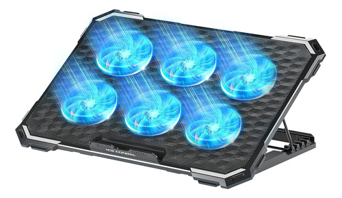 Almohadilla De Refrigeración Para Laptop Con 6 Ventiladores 