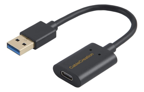 Cablecreation Usb A Usb-c Adaptador De Cable Tipo A 3.0