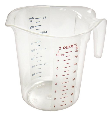 Winco Measuring Cup Polycarbonate 2quart