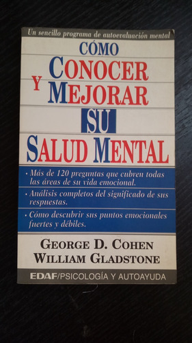 George Cohen / Como Conocer Y Mejorar Su Salud Mental