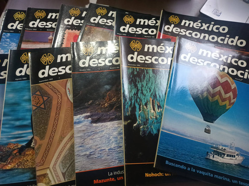 Revista México Desconocido Todo El Año 1993 Lote De 12