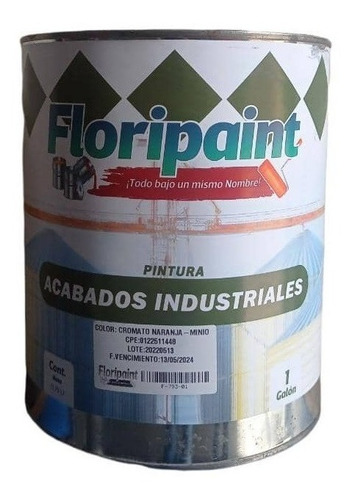 Fondo Minio Alta Proteccion Naranja Galon Floripaint