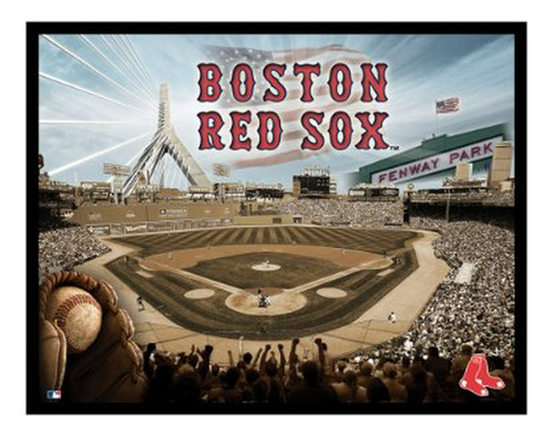 Mlb Boston Red Sox Artissimo Team Glory 16 X 20 Lienzo Arte