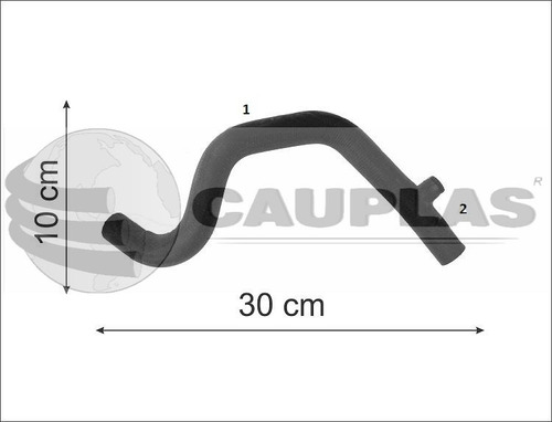 Manguera Calefaccion C/purga Peugeot 206-207 1.9 Diesel