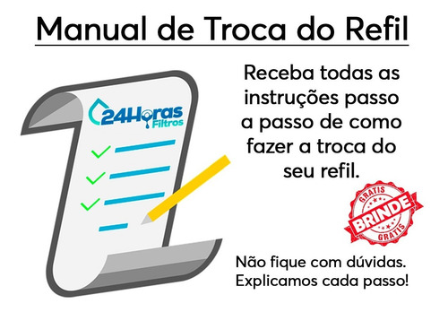 Filtro Refil Consul Compativel Cpc31 Cpb34 Cix06ax