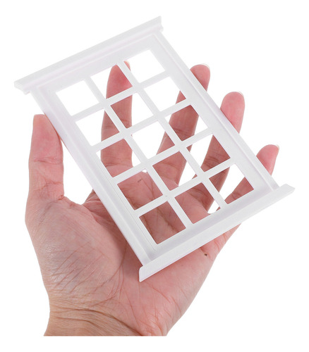 2 Molduras De Janela Minúsculas: Móveis Em Miniatura Dollhou