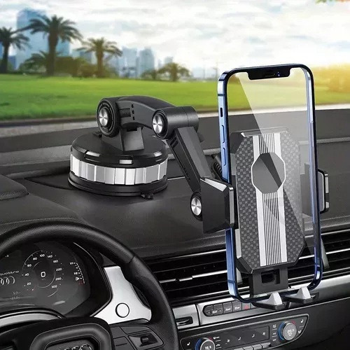 S Base Universal Ajustable 360° Para Teléfono Móvil De Coche