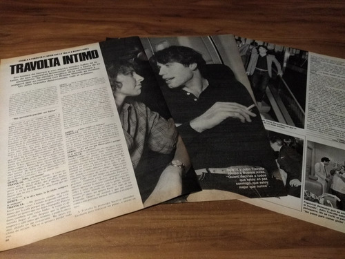 (n130) John Travolta * Clippings Revista 3 Pgs * 1981