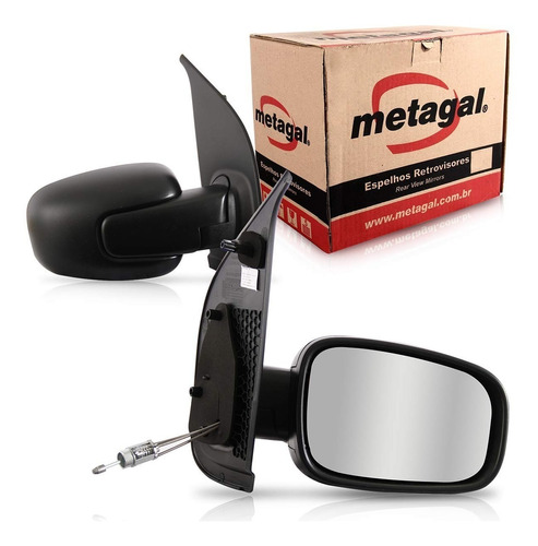 Retrovisor Uno Way 10 11 12 13 14 4 Portas Controle Metagal